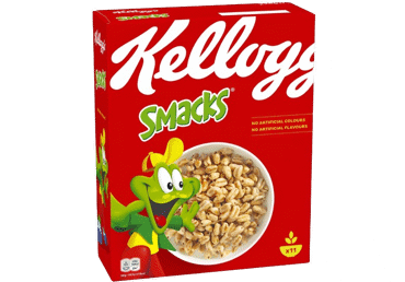 Dribsniai SMACKS KELLOGG'S, 330 g, 330 g