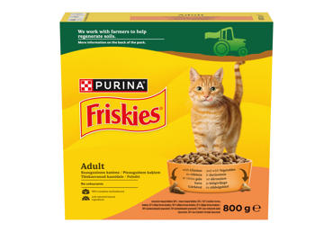 Sausas kačių ėdalas FRISKIES su vištiena ir daržovėmis, 800 g