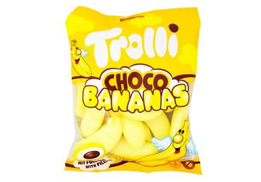 Marshmallows with filling TROLLI CHOCO BANANA, 150 g