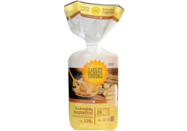 Corn chips SAULĖS GRŪDAS, 120 g