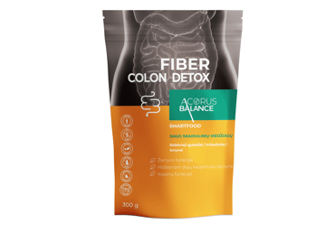 Milteliai ACORUS BALANCE FIBER COLON DETOX, 300 g