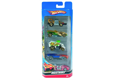 Model car set HOTWHEELS, 5 pcs., 1 pcs.