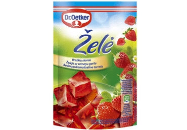 Želė DR. OETKER, braškių skonio, 72 g