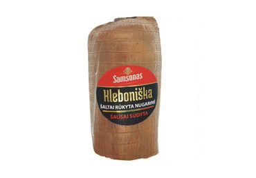 Šaltai rūkyta KLEBONIŠKA kiaulienos nugarinė, a. r., 1 kg
