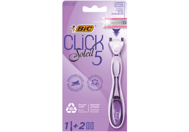 Moteriškas sisteminis skustuvas BIC SOLEIL CLICK5, 2 galvut., 1 vnt.