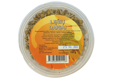 Daiginti lęšiai, 150 g