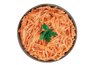 Carrot salad with garlic, 1 kg