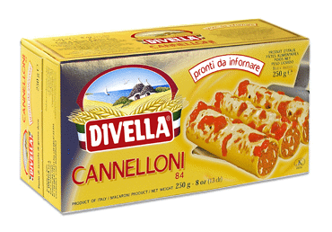 Makaronai DIVELLA CANNELONI Nr. 84 (vamzdžiai), 250 g