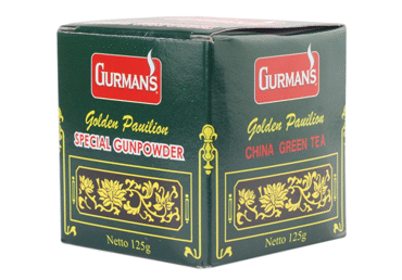 Biri kiniška žalioji arbata GURMAN'S SPECIAL GUNPOWDER, 125 g