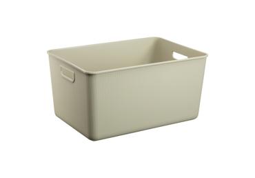 Plastikinė daiktadėže, 40 L,smėlio spalvos