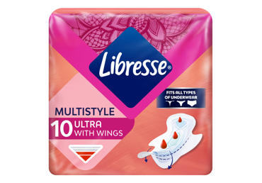 Higieniniai paketai LIBRESSE ULTRA MULTISTYLE, 10 vnt.
