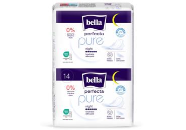 Higieniniai paketai BELLA PERFECTA PURE NIGHT, 14 vnt.