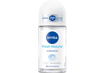 NIVEA Fresh Natural Rutulinis dezodorantas moterims, 50 ml