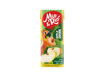 Obuolių sulčių gėrimas, 200 ml