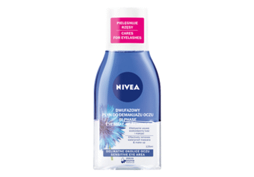 NIVEA dvifazis vandeniui atsparaus akiu makiažo valiklis, 125 ml