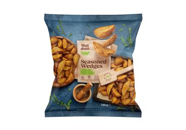 Potato wedges with spices