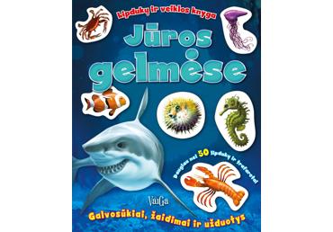 Knyga. Jūros Gelmėse. Lipdukų Ir Veiklos Knyga