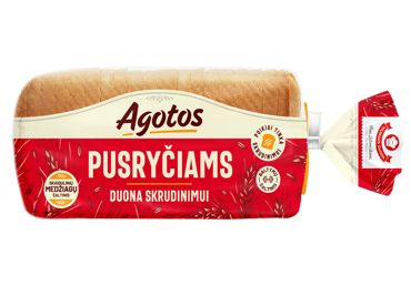 AGOTOS duona PUSRYČIAMS, skirta skrudinti, 450 g