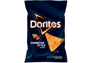 Kukurūzų traškučiai DORITOS, barbekiu skonio, 90 g