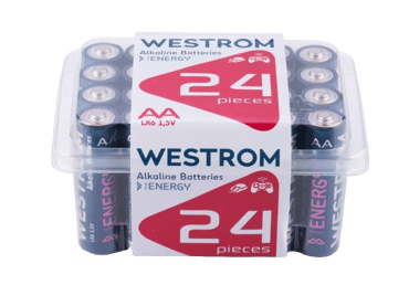 Elementai WESTROM LR6, AA, 24 vnt., 24 vnt.