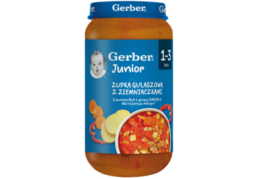 Guliašo sriuba GERBER su bulvėmis, 250g