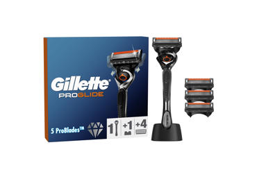 Skustuvas GILLETTE FUSION PROGLIDE + sk. galvutės 4vnt.