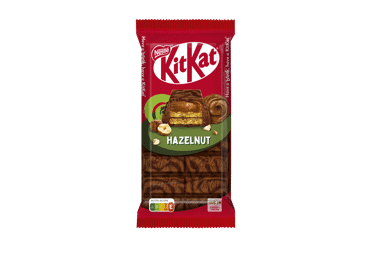 Pieninis šokoladas KIT KAT su lazdynų riešutų kremo įdaru, 99 g