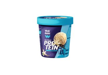 Valg. ledai WELL DONE, vanilės skonio su baltymais, 250 g