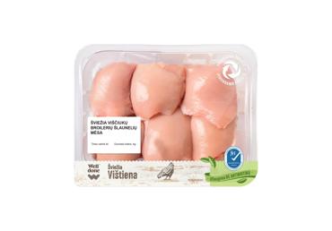 Šv. viščiukų broil. šlaunelių mėsa be antibiotikų WELL DONE, 500 g