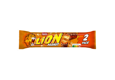 Vafliniai batonėliai LION PEANUT, 2 vnt., 62 g