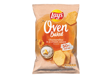 Запеченные чипсы из картофеля LAY'S OVEN BAKED, вкус лисичек, 110 г