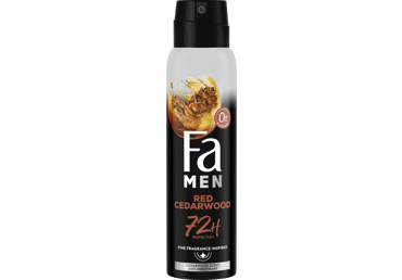 FA MEN RED CEDARWOOD spray antiperspirant for men, 150 ml