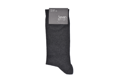 Vyr. kojinės SEVEN LEMON, dydis 40-42, tam. pilkos, 1 pora, 1 vnt.