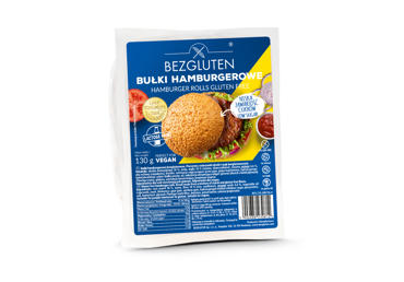 Булочки для бургеров BEZGLUTEN без глютена, 130 г
