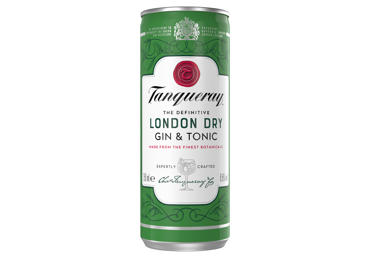 Džino kokteiliai TANQUERAY London Dry & Tonic 6.5%, 250 ml