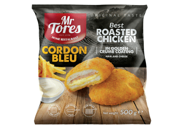 Šald. vištien. kepsnel. CORDON BLEU MR TORES su kump., sūr., 500 g