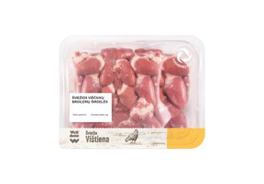 Šviežios viščiukų broilerių širdelės WELL DONE, 400 g
