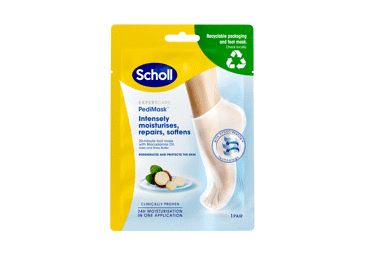 SCHOLL, pėdų kaukė sausai odai su makadamijų aliejumi, 1 pora