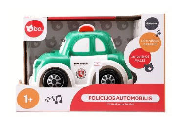 Interaktyvusis policijos automobilis BO, 1 vnt.