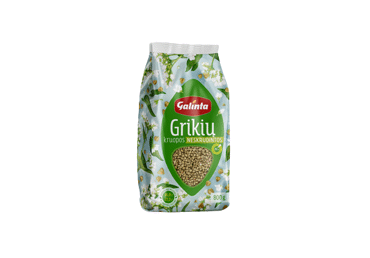 Grikių kruopos GALINTA (neskrudintos), 800 g