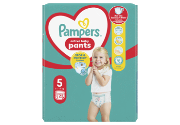 Sauskelnės-kelnaitės PAMPERS Pants, Carry Pack, 5 dydis, 22 vnt.