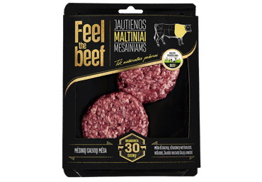 Sausai brandintos jautienos maltiniai FEEL THE BEEF, 250 g