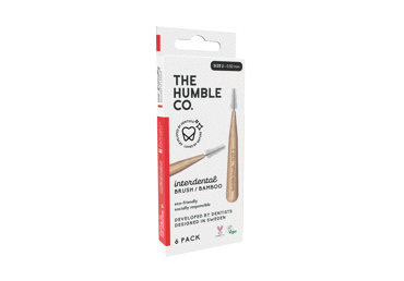 Bambukiniai tarpdančių šepetėliai HUMBLE BRUSH,D2, 6 vnt., 1 vnt.