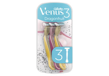 Vienkartiniai skustuvai VENUS 3 Dragonfruit, 3vnt