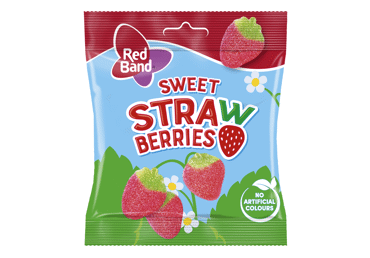 Gummy RED BAND SWEET STRAWBERRY, 100 g
