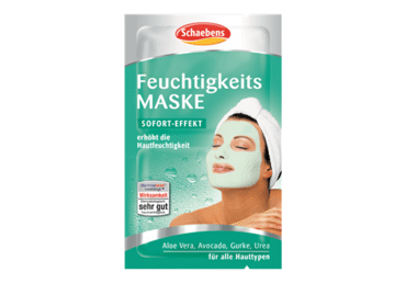 Drėkinamoji veido kaukė SCHAEBENS, 2 vnt.