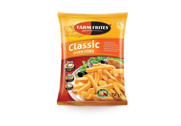 Šaldytos gruzdintos lygios bulvytės FARM FRITES CLASSIC, 750 g
