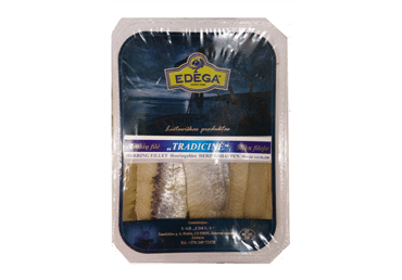 TRADICINĖ sūdyta silkių filė su aliejumi EDEGA, 1 kg