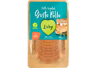 Vegan chicken-style slices, 90 g