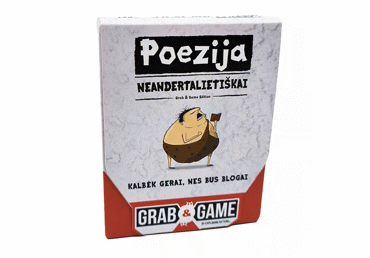 Stalo žaidimas POEZIJA NEANDERTALIETIŠKAI, 1 vnt.